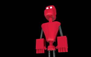 robot character 3D model