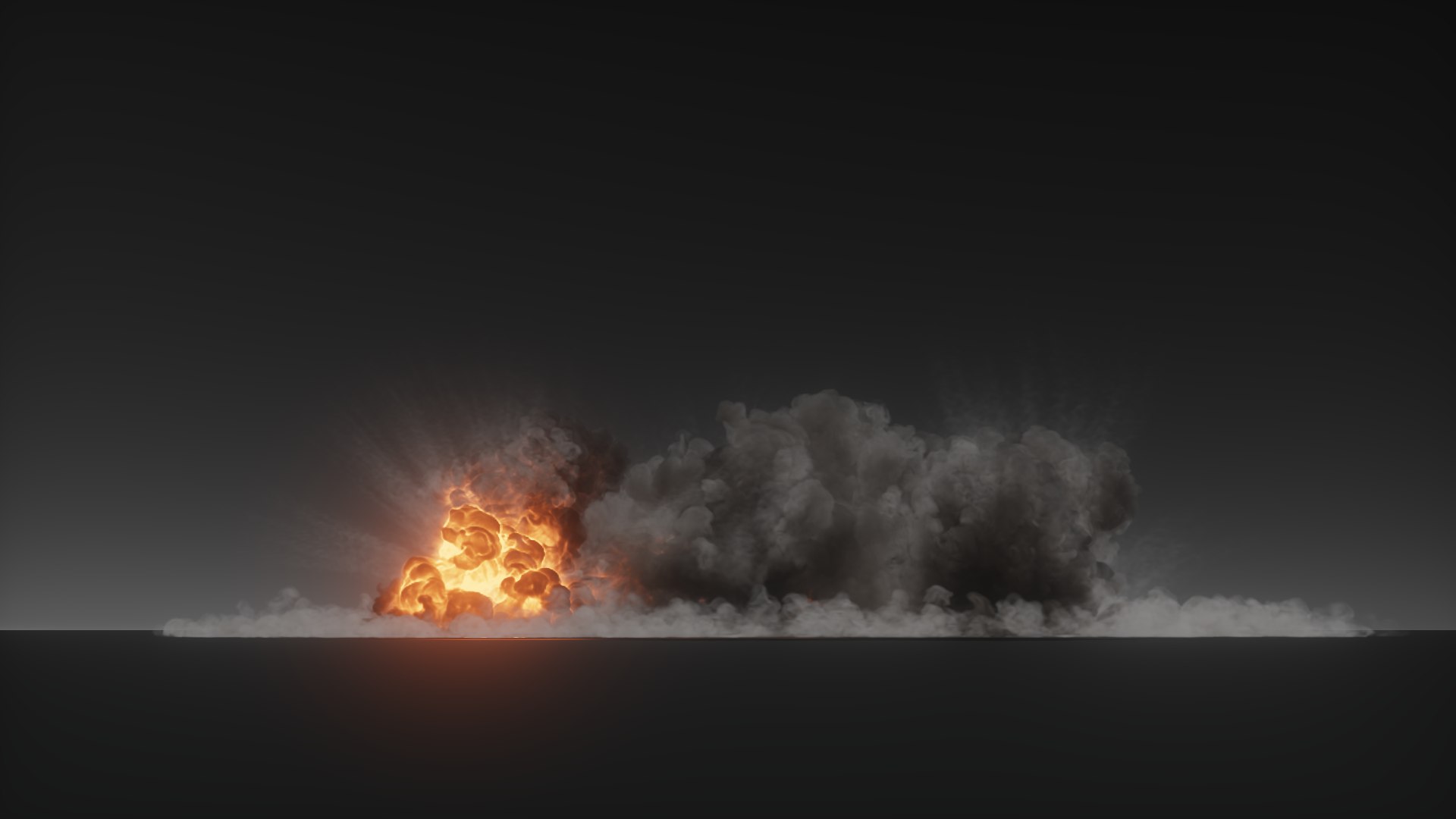 3D 3D Airstrike Explosion Animation - VDB - TurboSquid 2498466