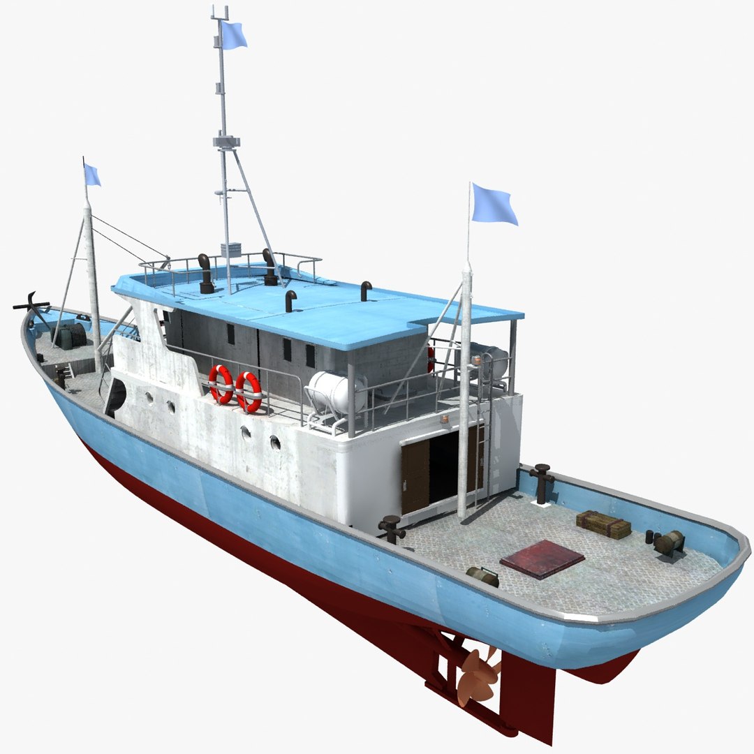 Boat Ship Fish 3D Model | 1146352 | TurboSquid