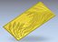 Decorative Reeds and Waves Relief Wall Decor Set STL Mural CNC 413