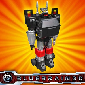 transforming truck vehicle 3ds