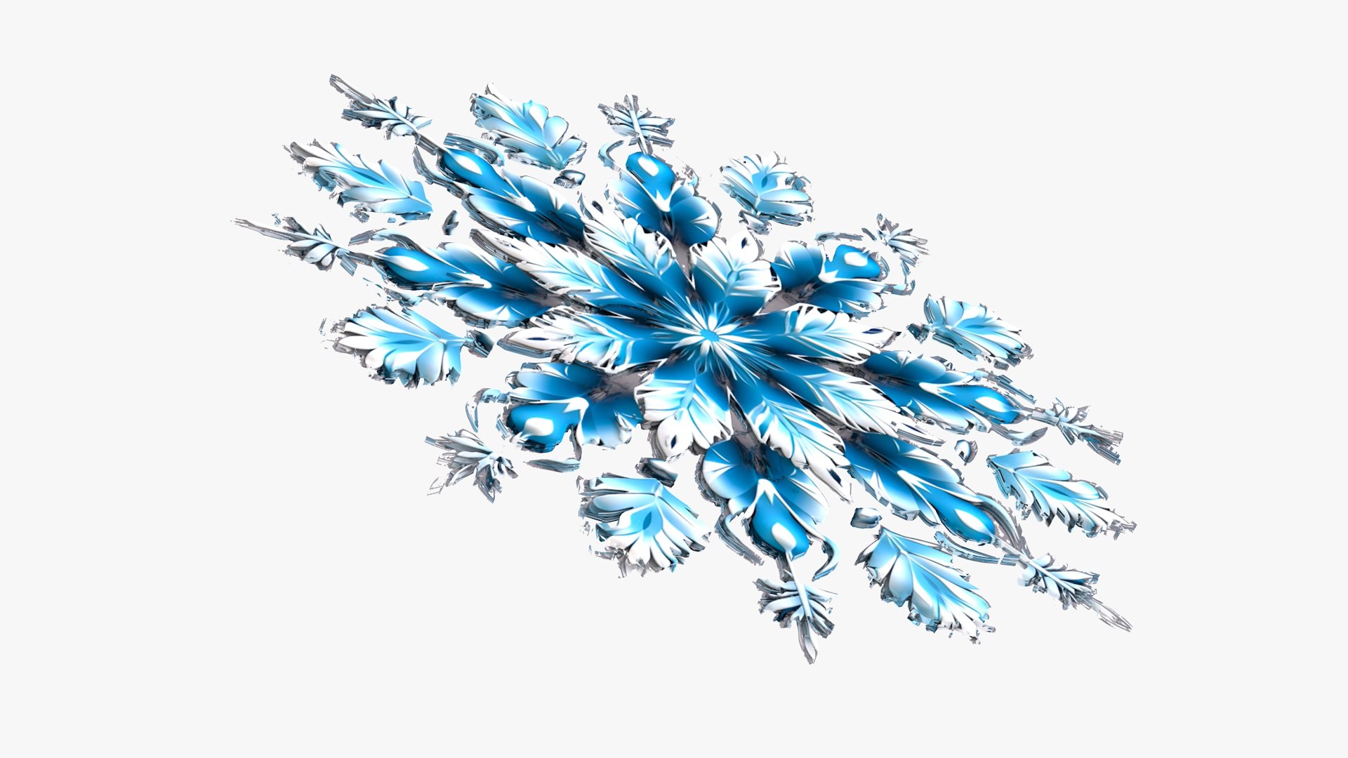 3D snowflake model - TurboSquid 2103747