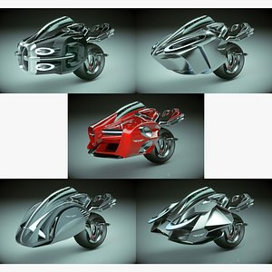 T-Bike Solo Wheel 5 in 1 Collection 02 3D model