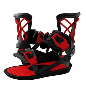 3D model Snowboard Bindings