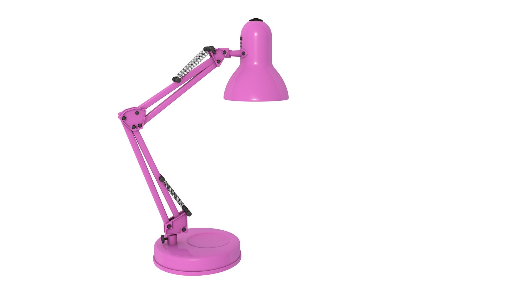 3D model Pink Modern Desk Lamp - TurboSquid 1763378