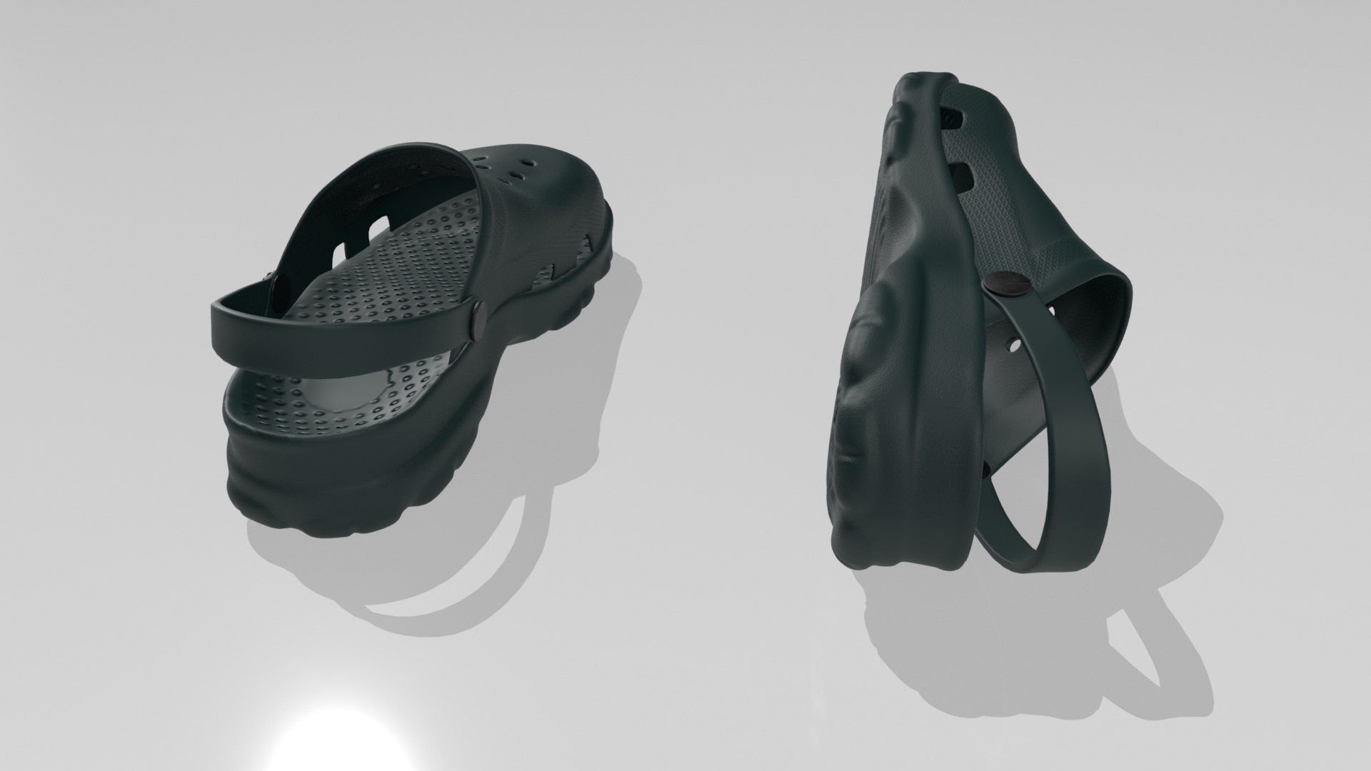 3D Clogs Sandal Sky - TurboSquid 2190596