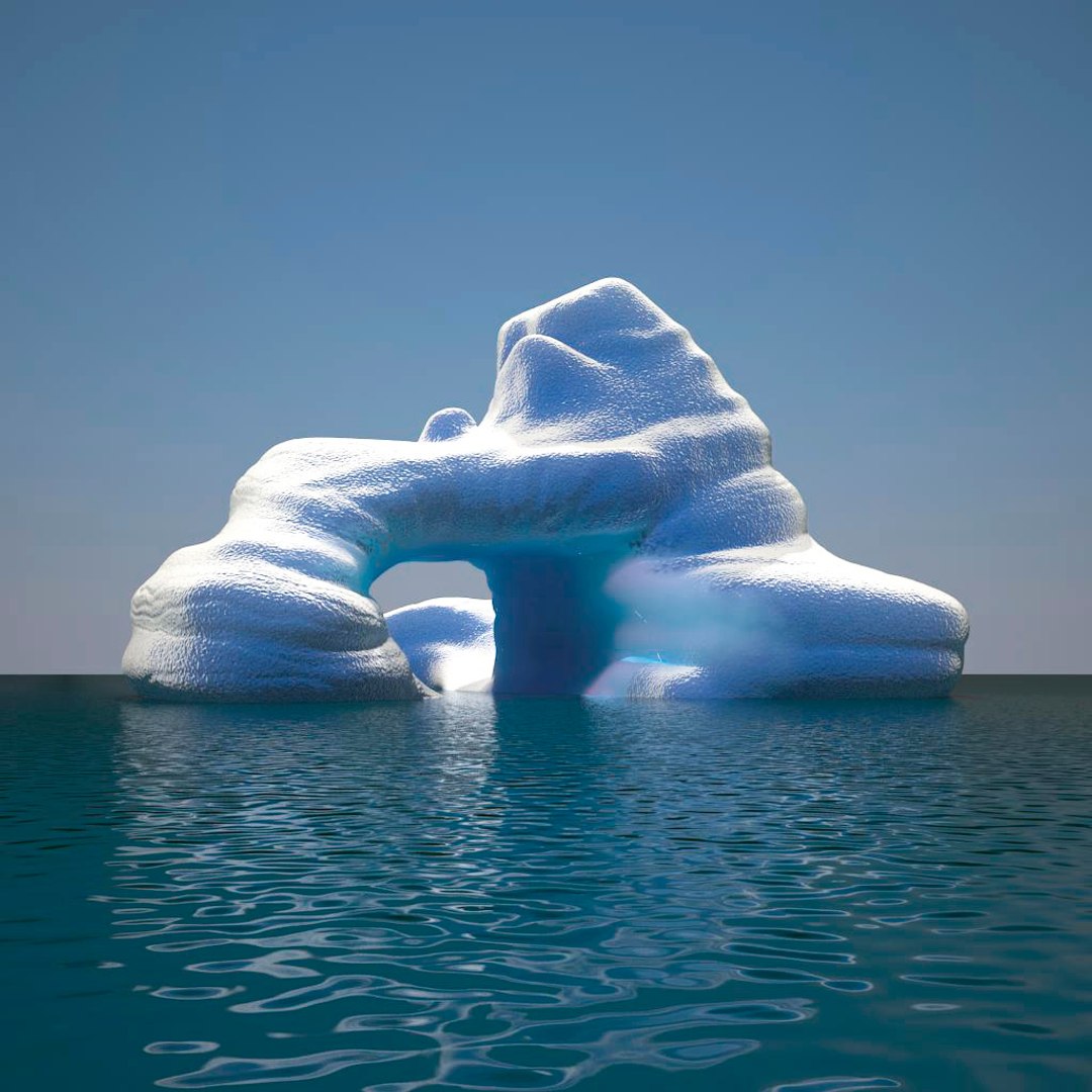 Iceberg v4 3D model - TurboSquid 1158161