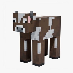 Cow - Minecraft 3D model