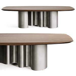 3D Cattelan PAPEL Masterwood Dining Table model