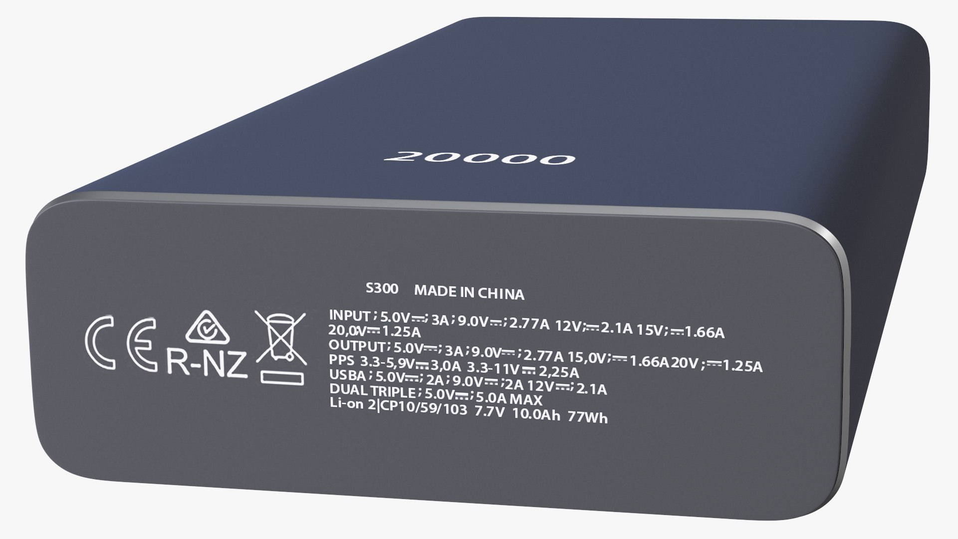 Fast Charging Power Bank 20000mAh 3D model https://p.turbosquid.com/ts-thumb/pq/xVlaNs/JH/fastchargingpowerbank20000mahmb3dmodel009/jpg/1627866471/1920x1080/fit_q87/915ebd7d6f304964f6c57cd11c79acd2d44b0578/fastchargingpowerbank20000mahmb3dmodel009.jpg