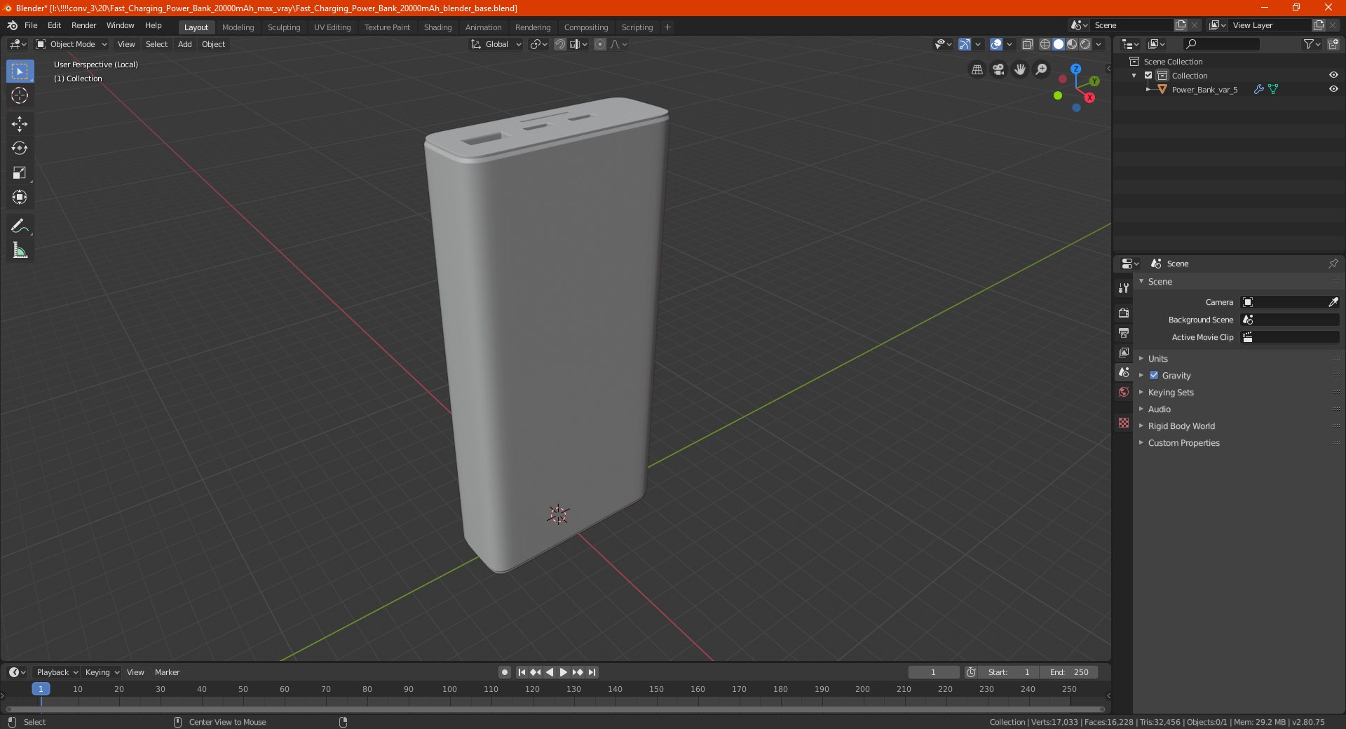 Fast Charging Power Bank 20000mAh 3D model https://p.turbosquid.com/ts-thumb/pq/xVlaNs/pn/fastchargingpowerbank20000mahmb3dmodel021/jpg/1627866497/1920x1080/fit_q87/847ec9a4fb4293671a4f60b37a56688a562a6e28/fastchargingpowerbank20000mahmb3dmodel021.jpg