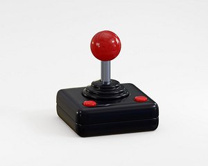 Retro joystick 3d model
