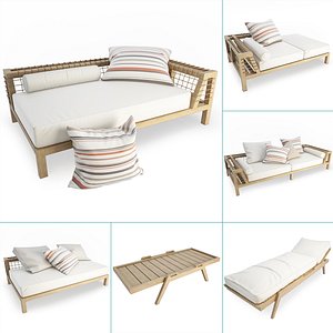 Synthesis Wooden Outdoor Furniture Set