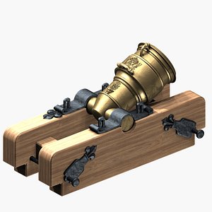 3D 8 inch French mortar XVIII