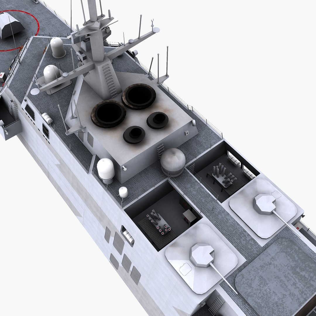 3d Model Uss Fort Worth Lcs-3