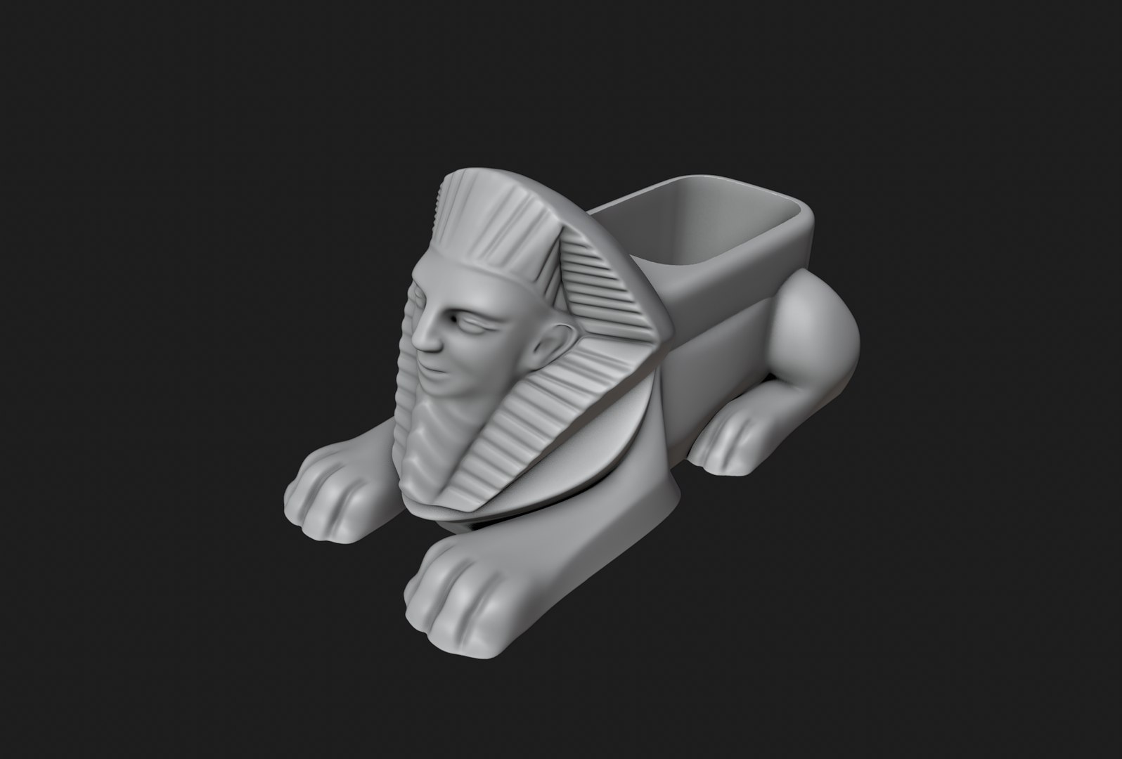 Egyptian Sphinx Planter - Pen Holder 3D model https://p.turbosquid.com/ts-thumb/pr/CLXaqZ/B3/2/png/1732632578/1920x1080/fit_q87/860b93a4684649ebe1fd5a278d83e9bf3ce163d1/2.jpg