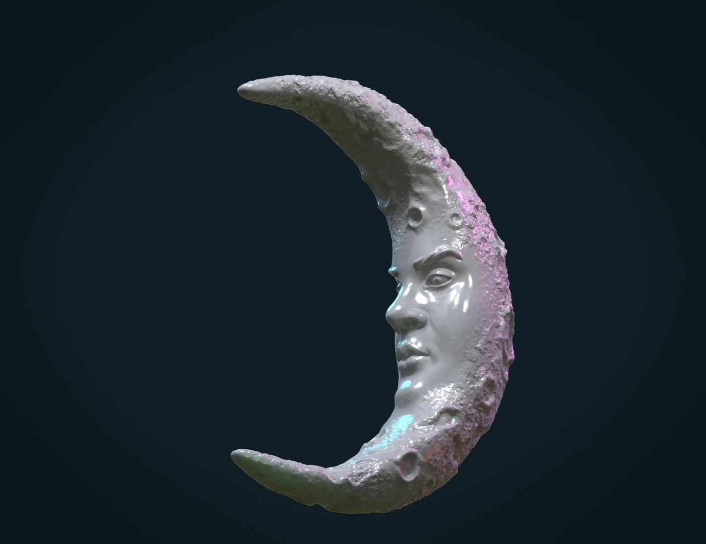 3D Crescent Faces - TurboSquid 1514355