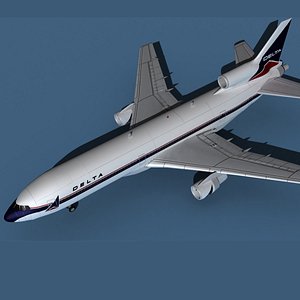 Lockheed L-1011-50 Delta 3D model
