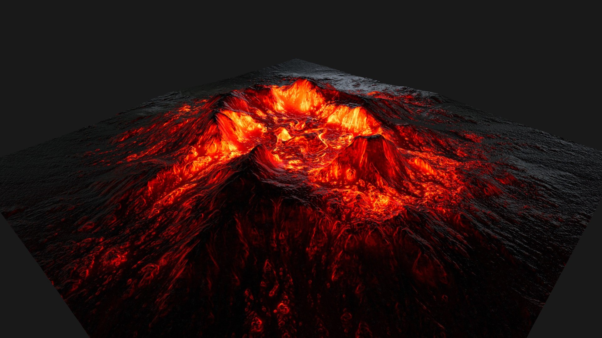 Volcano 3D Model - TurboSquid 1161302