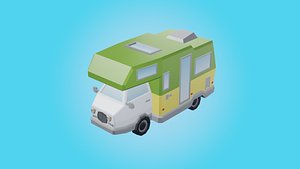 Low Poly Caravan