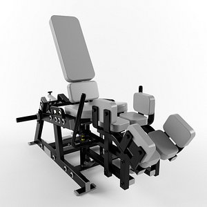 Low poly gym equipment abductor