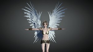 3D 3D AAA Fantasy Female Character - The Elf 01 model