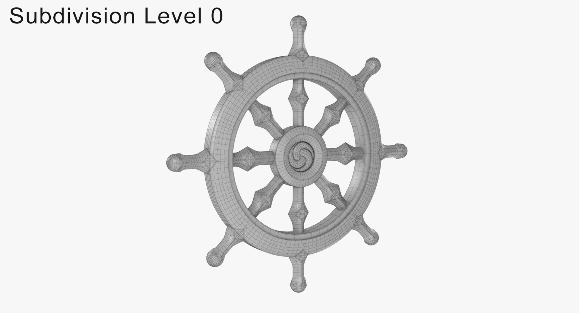 3D Wheel of Dharma Symbol https://p.turbosquid.com/ts-thumb/pr/VlkjJ6/cY/drama_sub00001/jpg/1700947645/1920x1080/fit_q87/da787e63bfe7d2246de833151a5a9a34e16b18bb/drama_sub00001.jpg