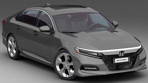 honda accord 2018 interior 3D