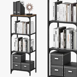 3D IKEA FJALLBO Shelving Unit