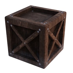 Wooden Crate 3D model