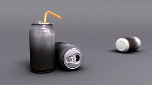 Sleek 355ml 12oz beverage 3D model - TurboSquid 1166028