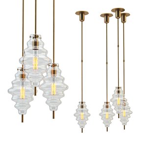 3D tableau small pendant fixture model