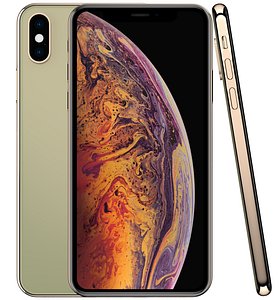 apple iphone xs gold 3D model