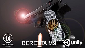3D model Beretta M9