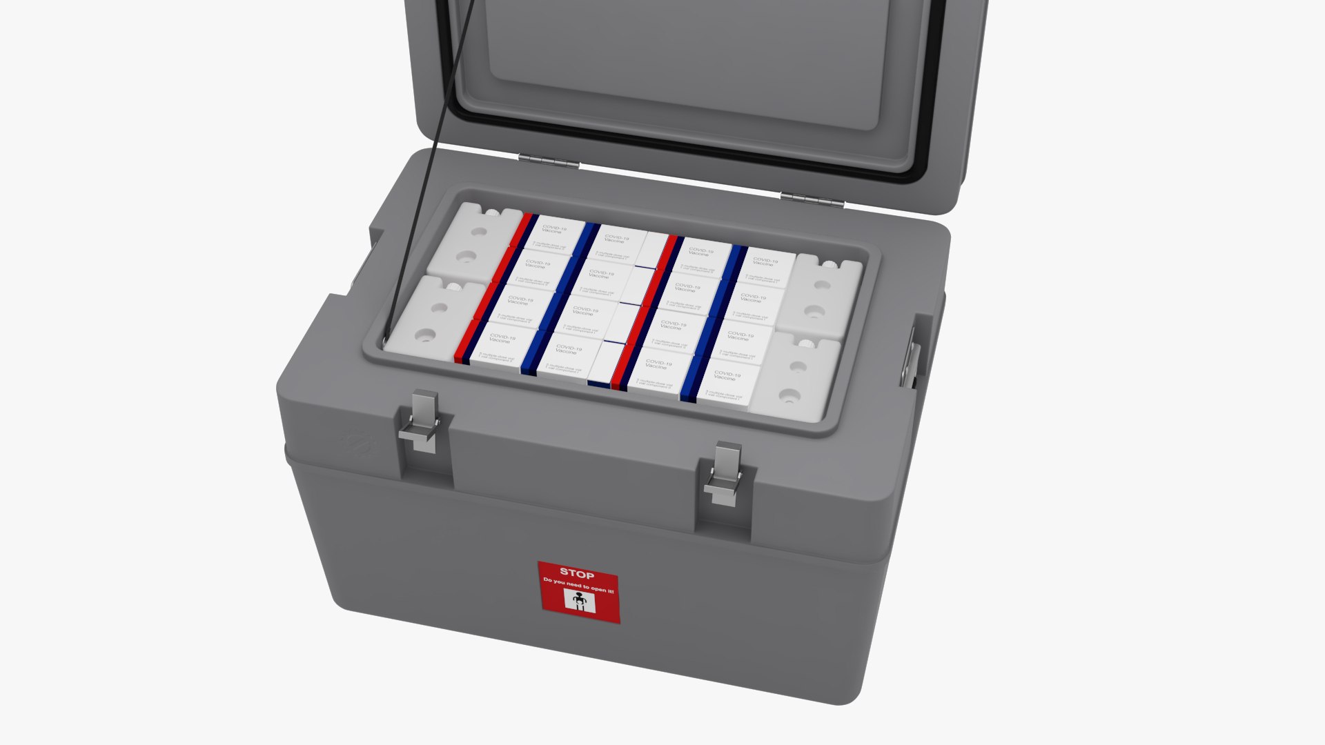 3D Vaccine Cold Box - TurboSquid 1753318