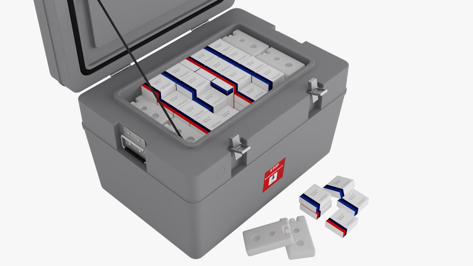 3D Vaccine Cold Box - TurboSquid 1753318