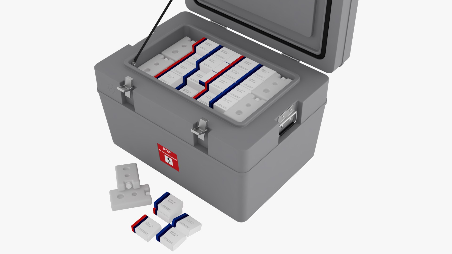 3D Vaccine Cold Box - TurboSquid 1753318