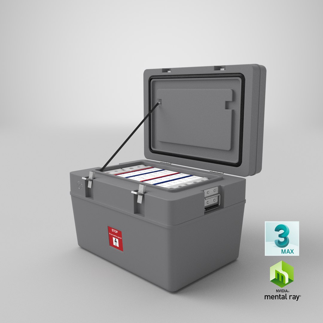 3D Vaccine Cold Box - TurboSquid 1753318