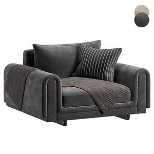 Roche Bobois UNDERLINE LOVESEAT 3D model