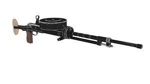 Degtyaryov - DT Light Machine Gun 1943