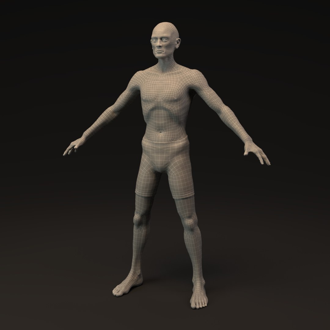 3D Morphable Man Base Mesh - TurboSquid 2226030