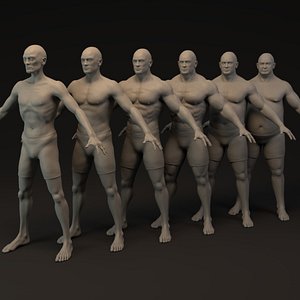 Morphable Man Base Mesh