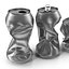 Crushed Soda Cans Set