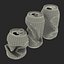 Crushed Soda Cans Set