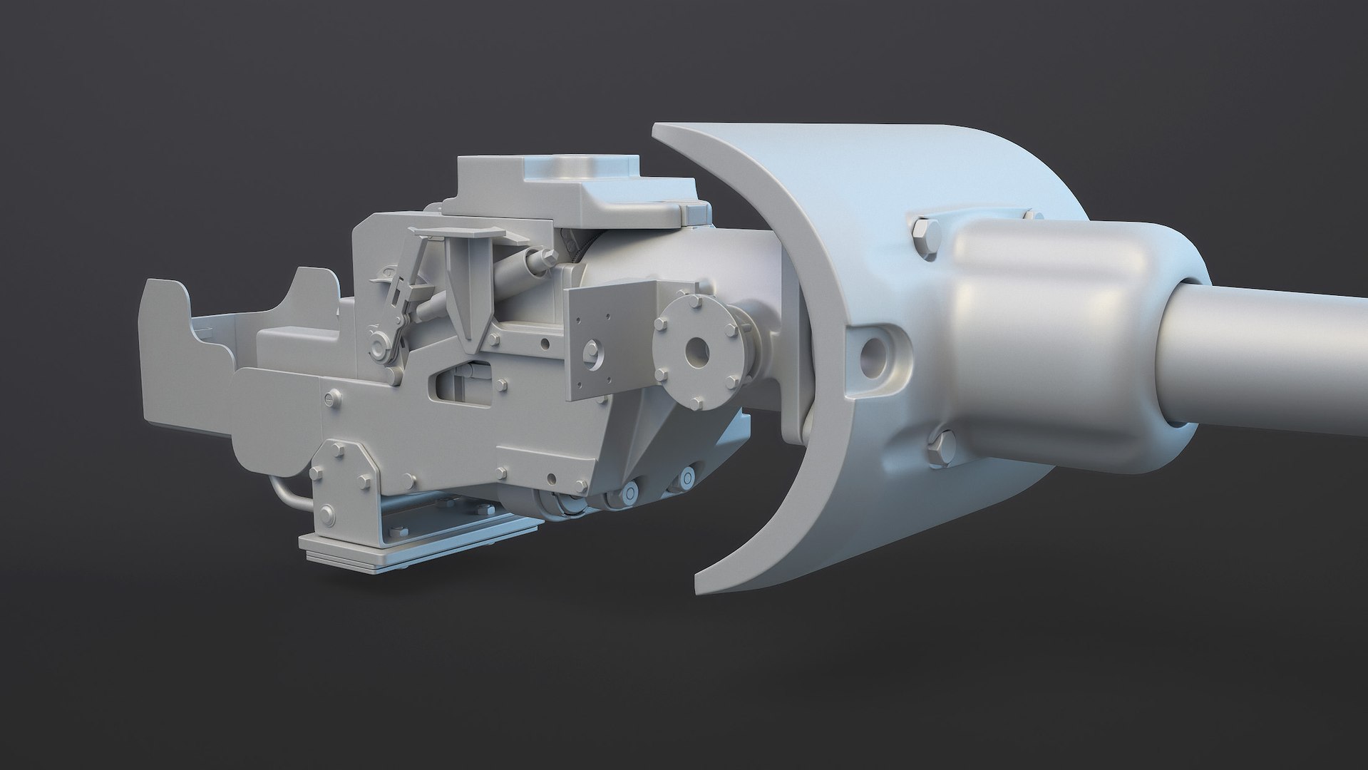 3D S-53 Tank Gun - TurboSquid 1811702