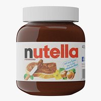 PBR Realistic Nutella Jar