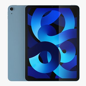 3D Apple iPad Air 2022 Blue