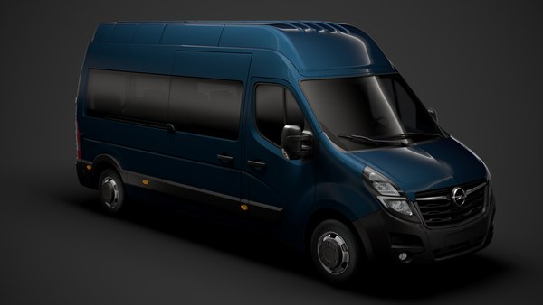 3D opel movano l3h3 minibus model