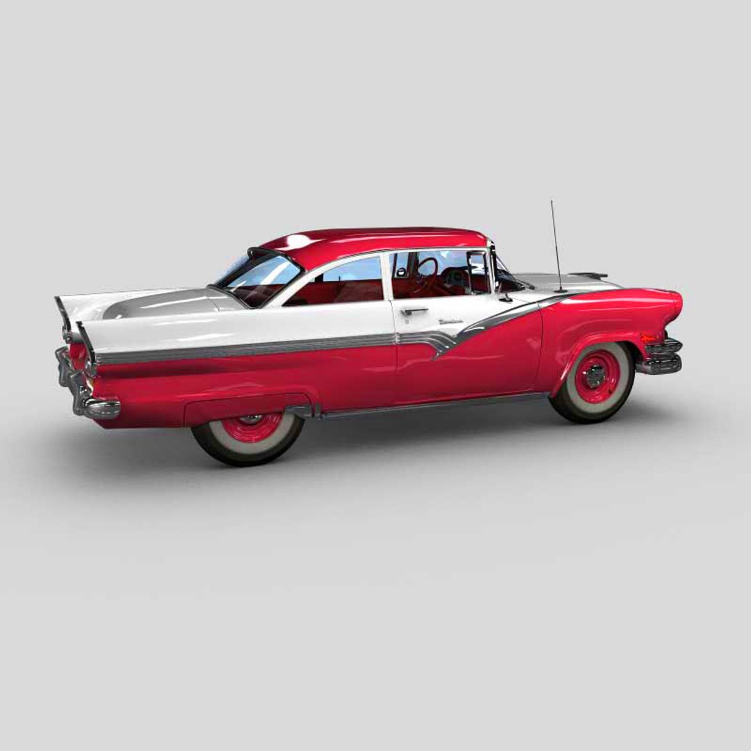 1956 Fairlane 3D Model - TurboSquid 1209611