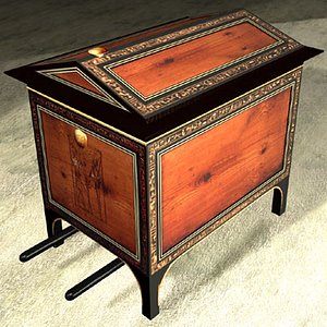 tomb chest exe 3d model